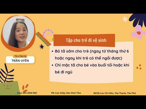 Tập cho trẻ tự kỷ đi vệ sinh