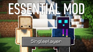 Let Friends Join Your Singleplayer Minecraft World (Essential Mod Tutorial)