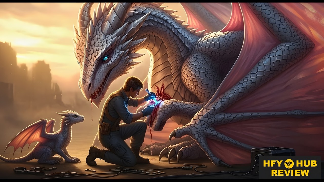 A Young Dragon Begged a Human Mechanic to Save Her Dying Mother — What He Did Changed Everything