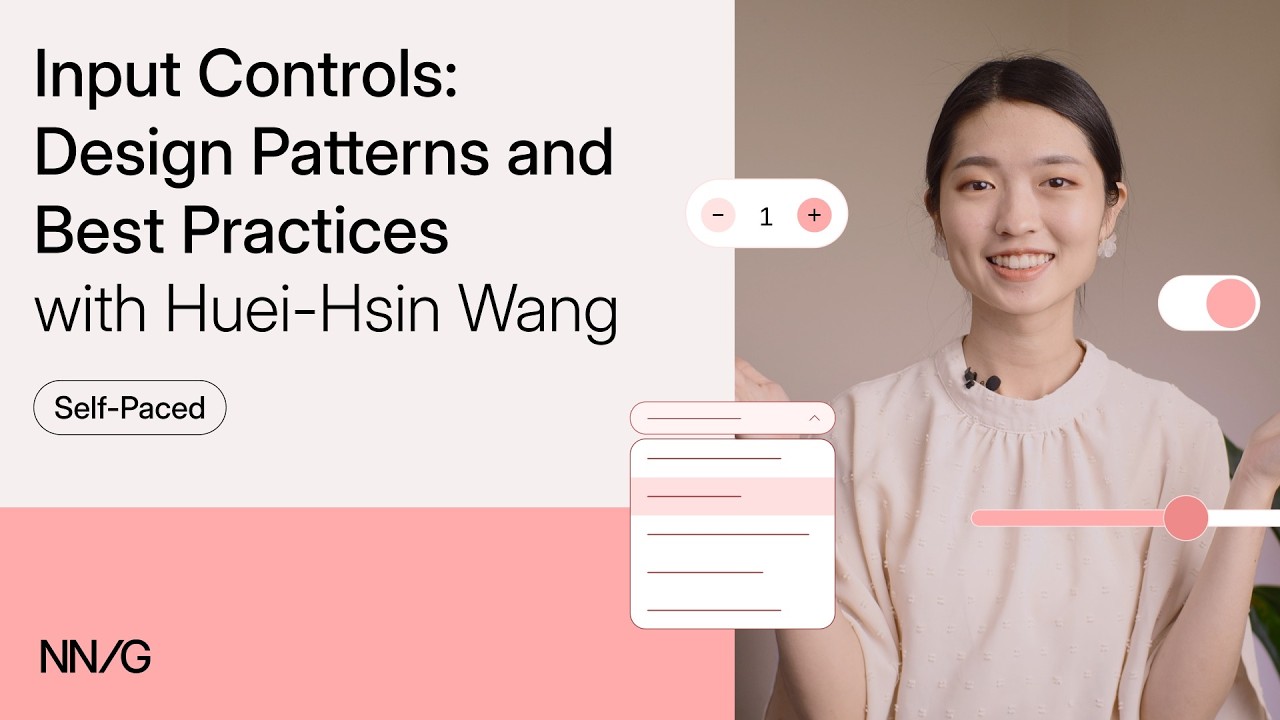 Input Controls: Design Patterns and Best Practices | Course Preview