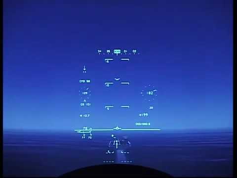 Carrier Queen Elizabeth, night F-35B rolling landing