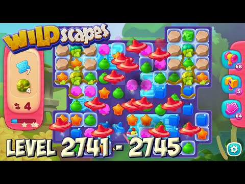 Wildscapes level 2741 - 2745 🐼 Playrix HD