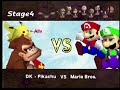 1P Game Donkey Kong Normal Super Smash Bros Nintendo 64