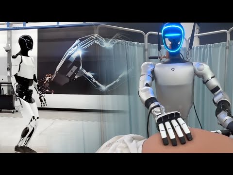 AI ROBOTS: Unitree G1 Humanoid Robot for Surgery? Tesla Optimus Cage Match? KEENON China Takeover?