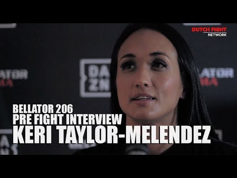 Bellator 206: Pre Fight Interview - Keri Taylor Melendez