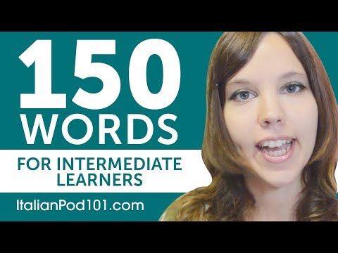 150 Words for Intermediate Italian Learners