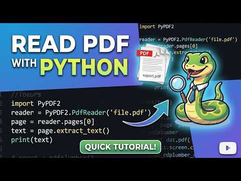 Read Pdf Files With Python Pypdf2 Tutorial For Beginners Python Pythonprogramming Pdf Coding
