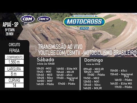 5ª Etapa Brasileiro de Motocross 2020 - Sábado