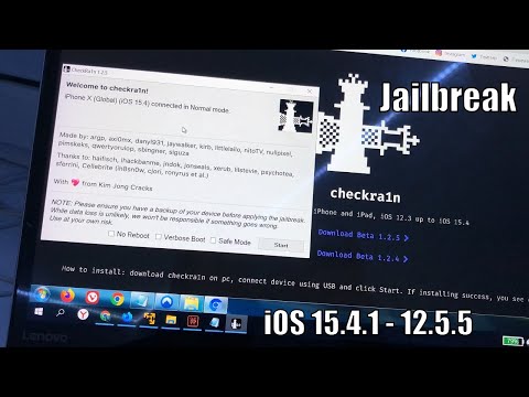 iOS 15.4.1 Jailbreak - iOS 15 New CheckRa1n Windows!