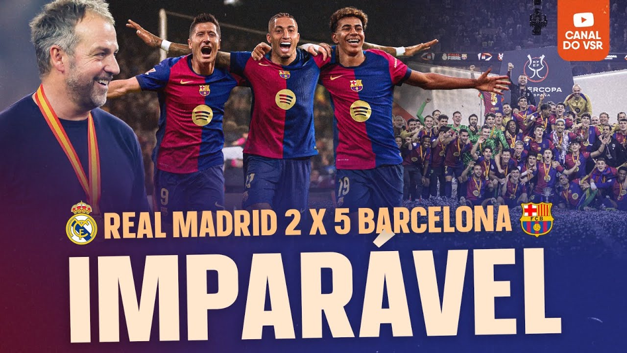 BARÇA ATROPELA O REAL MADRID DE NOVO
