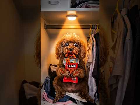 Sen ơi! Thế giới ngoài kia đáng sợ lắm, để tui ở đây ăn nốt!#HaiHuoc #FunnyDog #AnVung #Trending