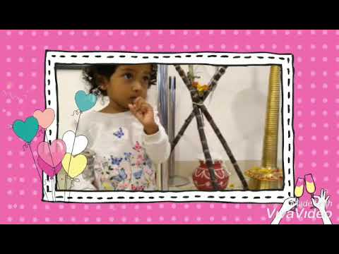 Baby chathurya# 2 nd bday video# two years dairies(2)