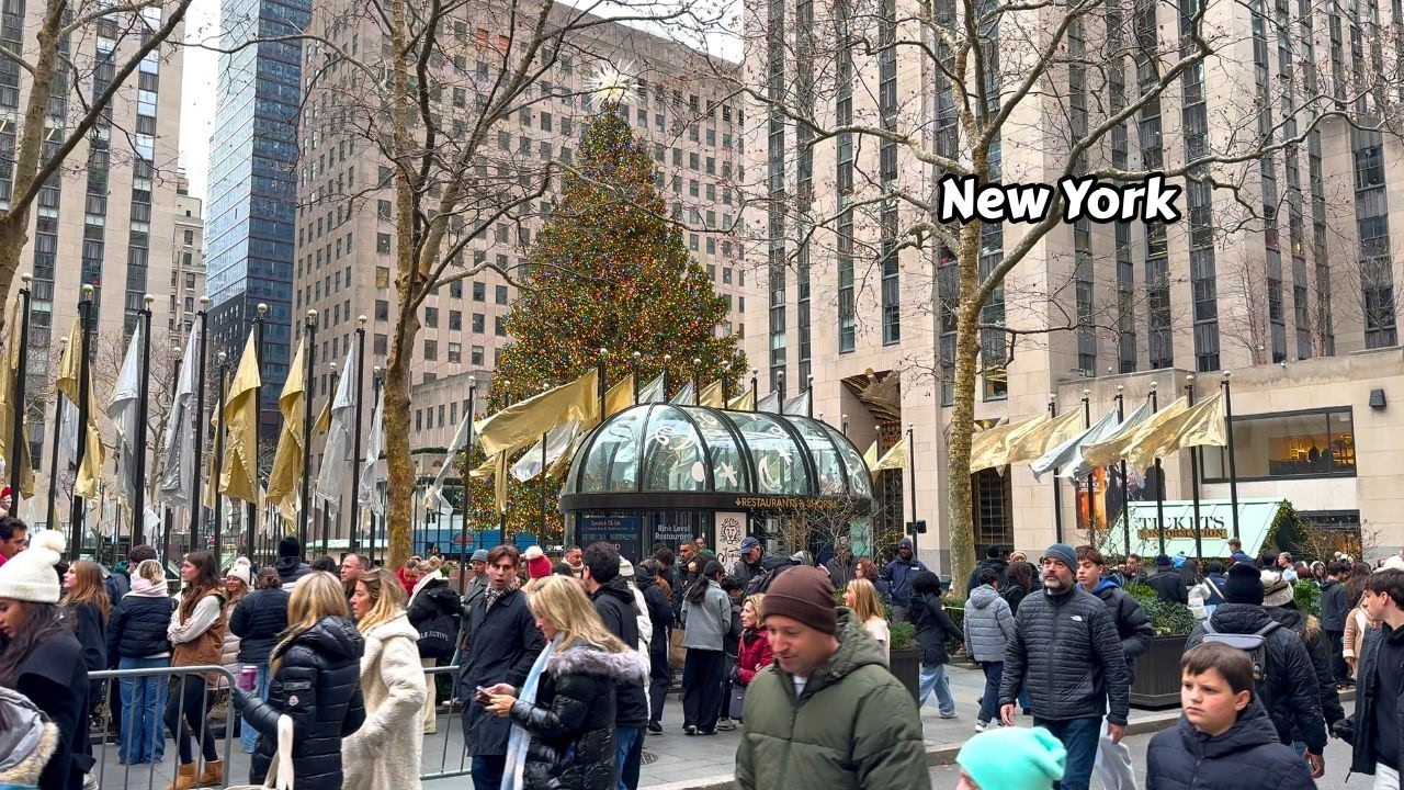 New York City Walking Tour 4k Winter