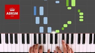 Diversion / ABRSM Piano Grade 3 2019 &amp; 2020, C:2 / Synthesia &#39;live keys&#39; tutorial