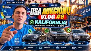 USA Aukcionų VLOG #9: COPART, IAAI, MANHEIM – KALIFORNIJA