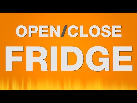 Fridge opening SOUND EFFECT - Open Closing a fridge refrigerator door Kühlschrank SOUND