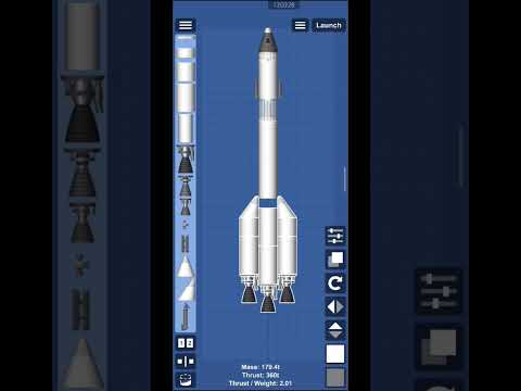 How to make a rocket in Spaceflight simulator/ ONLY BEGINNERS ROCKET