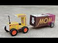 How To Make Matchbox Tractor Trolley At Home Diy Tractor Trolley Science Project