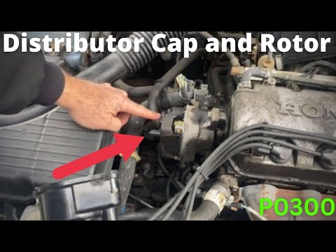 How to Replace Ignition Distributor Cap and Rotor Honda Civic