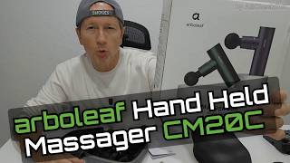 arboleaf CM20C Massage Gun Review — Deep Tissue Power for Muscle Relief