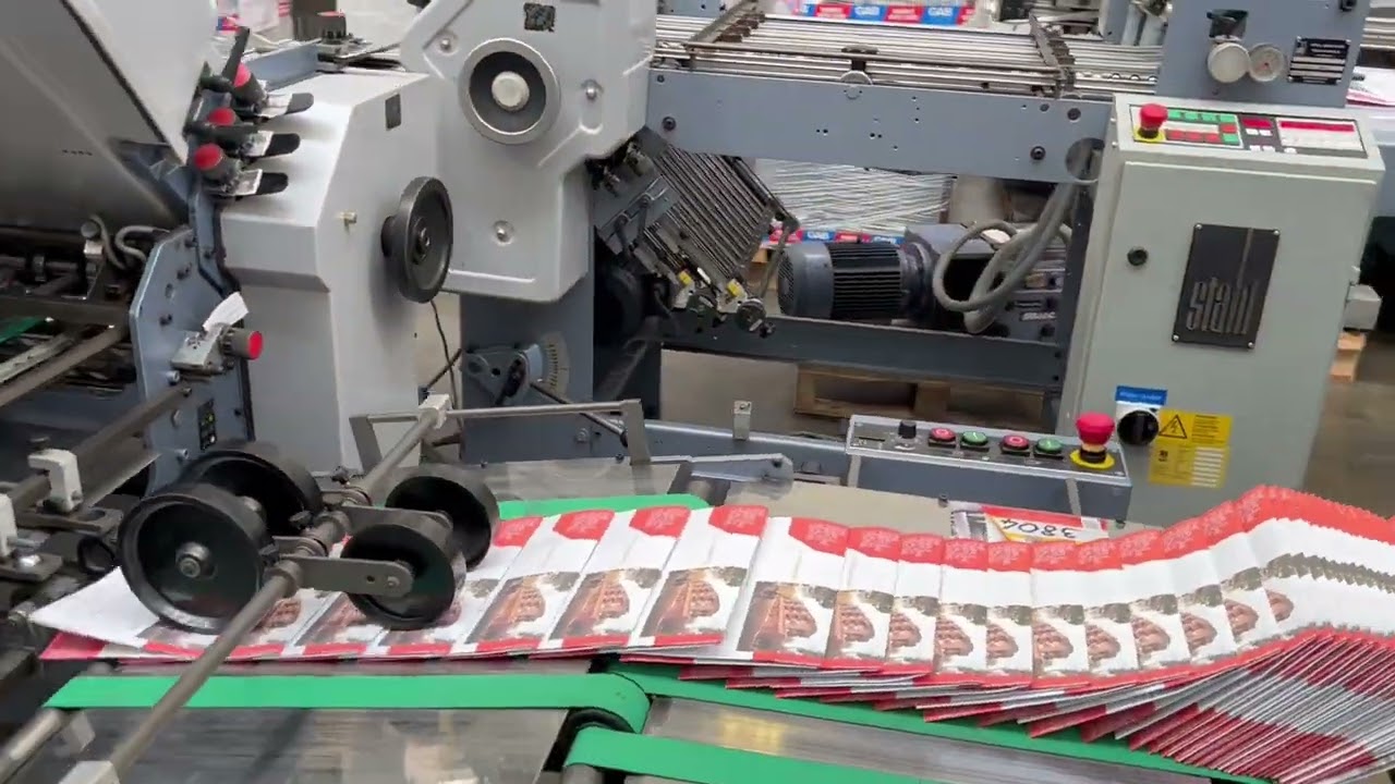 Fully Serviced Stahl T52 4 4 1 high speed paper folding machine for sale   Gab Supplies Ltd   1998