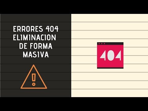 Eliminar errores 404 de forma masiva y automática - YouTube