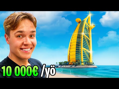 YÖTÄ MAAILMAN HIENOIMMASSA HOTELLISSA! (7 TÄHTEÄ)