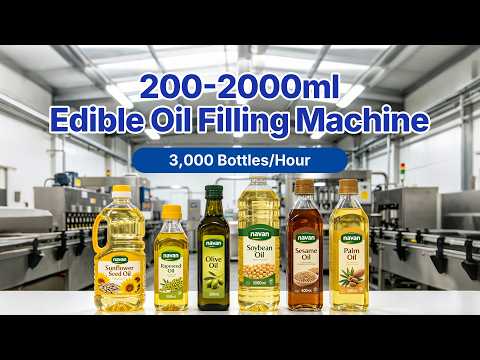 navan machine Bottle Edible Oil Production Line video