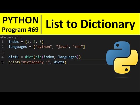 Convert Two Lists Into Dictionary In Python Programming Shorts Youtube Python