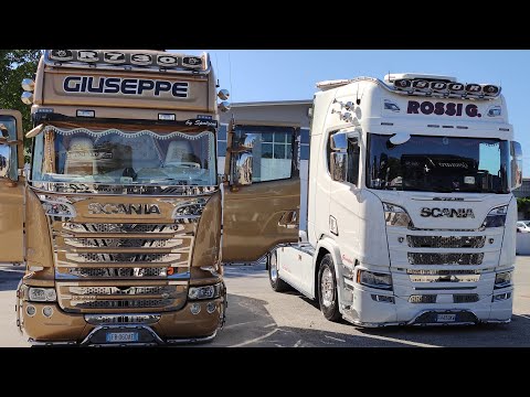 4k- Scania R730 V8 (Gold Edition) Vs Scania 500R Interior - Exterior! OLD VS NEW!