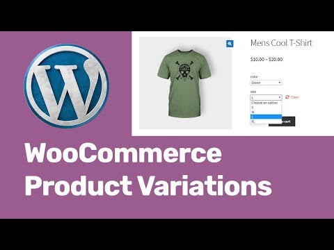WooCommerce Product Variations Attributes Tutorial | Add Colors, Size, Image For Variable Products
