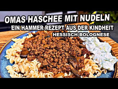 Omas Haschee mit Nudeln - Hessen Bolognese | The BBQ BEAR