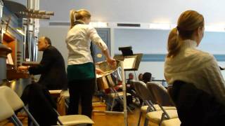 Sussex Carol - duet on the Marcussen & Son Organ & Steel Drum