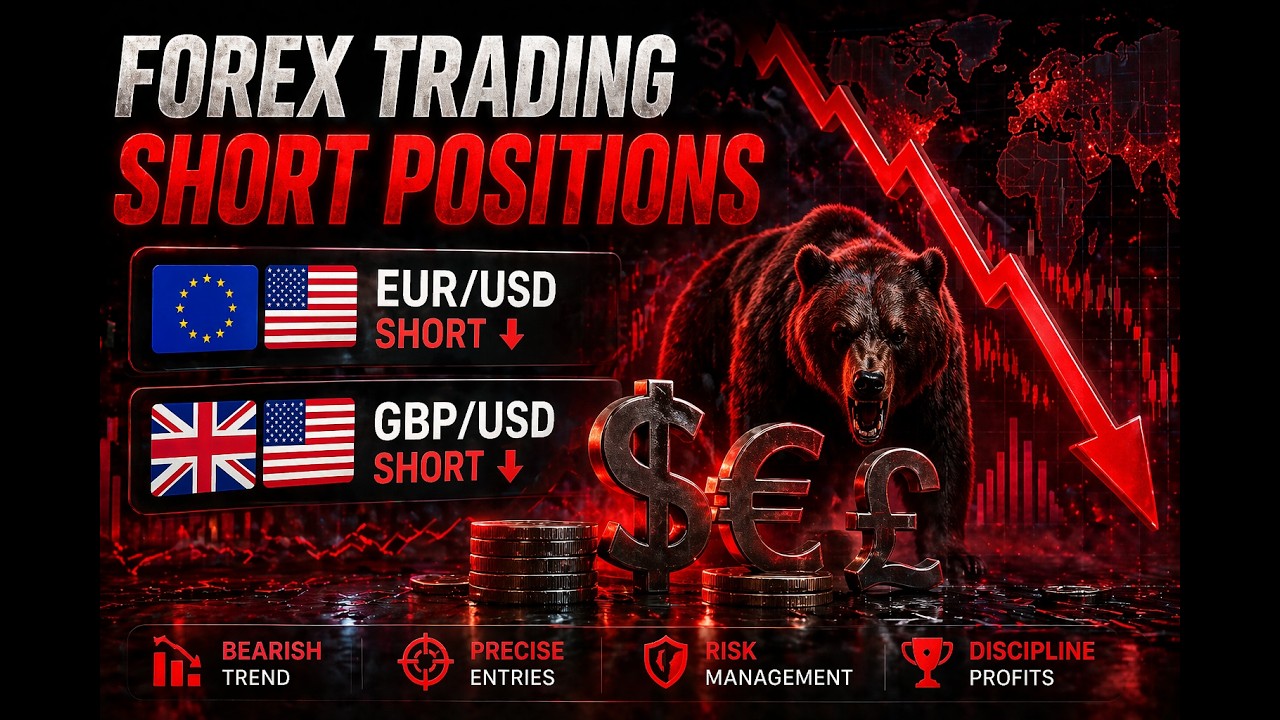 FOREX TRADING 🔴 SHORT POSITIONS | EUR/USD & GBP/USD BEARISH SETUPS