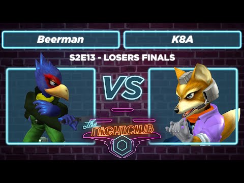 The Nightclub S2E13: Beerman (Falco) vs K8A (Fox) - Losers Finals SSBM