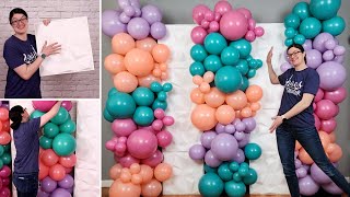 How to Make an Epic Balloon Wall with Textured Panels!