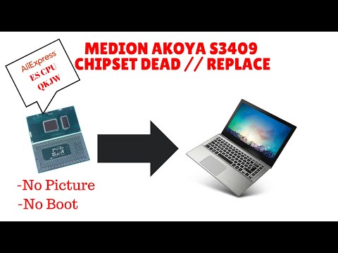 Medion Akoya S3409 Chipset dead // CPU Replace
