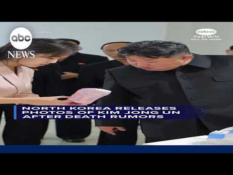 North Korea releases photos of Kim Jong Un after death rumors
