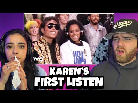 Karen's First Time Reaction to : U.S.A. For Africa - We Are the World | SO MANY LEGENDS IN ONE ROOM!