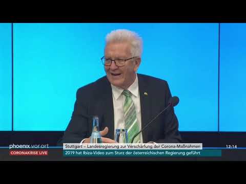 Pressekonferenz zur Corona-Lage in Baden-Württemberg am 11.12.20