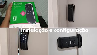 Instalação e passa a passo da configuração da fechadura digital Fr 101 da intelbras