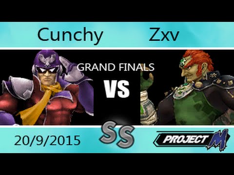 SGT 20/09 - Cunchy (C. Falcon) Vs. Zxv (Ganondorf, Sheik) Project M Grand Finals