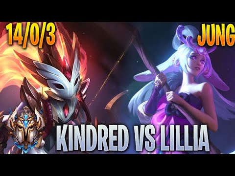Kindred Jungle vs Lillia - KR Challenger 10.22