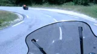 preview picture of video '2/2 Going down Col de Rousset to Chamaloc on My Moto Guzzi'