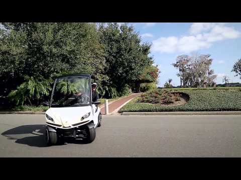 Bubba Watson and his customized Garia Golf Car