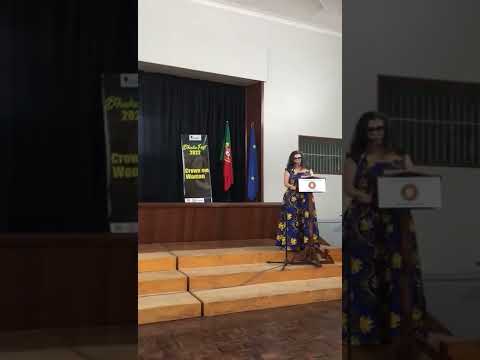 Excerto discurso de Vera Faria Leal no DHUKU FEST Harare celebrando mês int. Mulher.Dia da Lusofonia