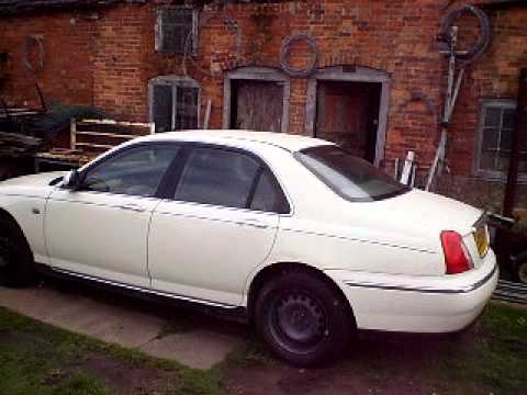 It's rolling! Rover 75 prototype drives for the first time - Rover 75 & MG ZT Owners Club