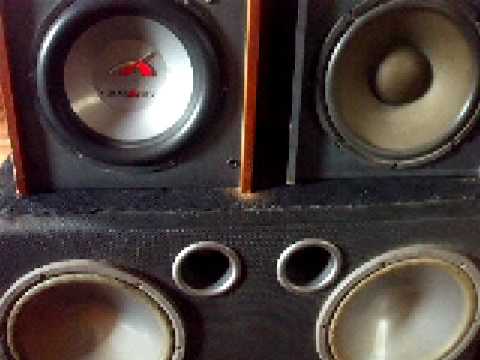 Amplificador Gradiente MODELO 166 testando o som de casa