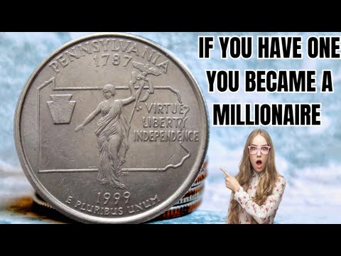 Rare Find 1999 Pennsylvania State quarter Worth$34,000 Each- Coin Worth Money
