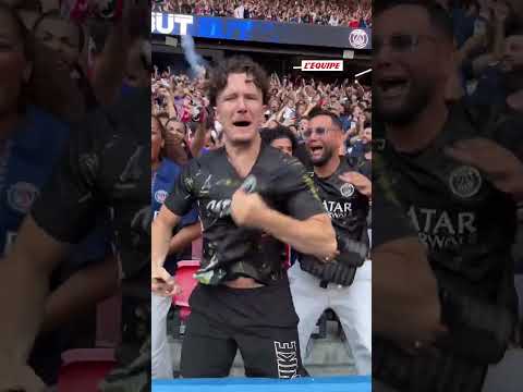 🔥​​ La folie au Parc des Princes sur le but d'Ousmane Dembélé #psg #arsenal #liguedeschampions